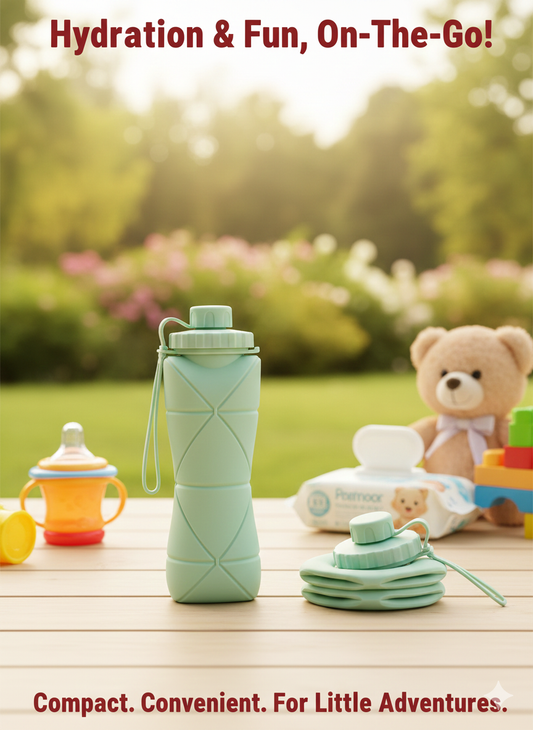 Silicone Foldable Watter Bottle