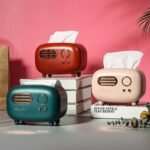 Radio Shape Tissue Box